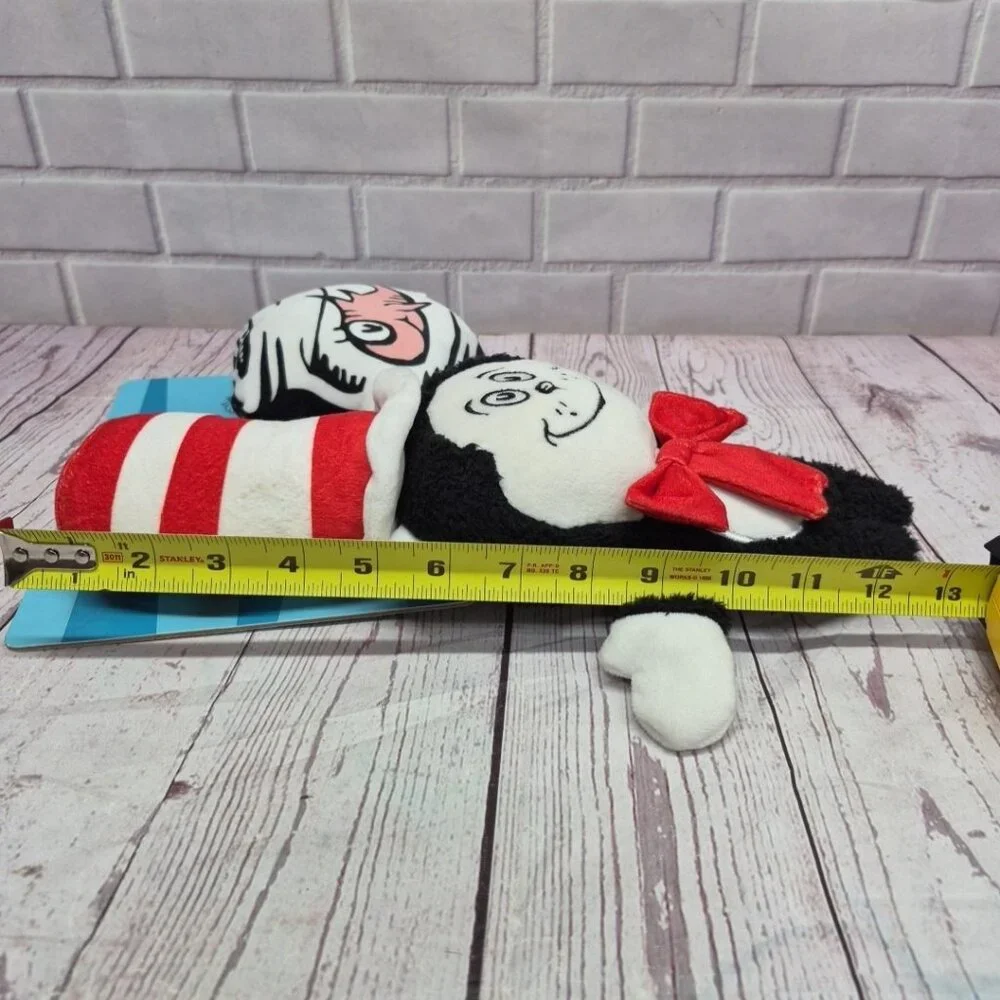 The Cat In The Hat Plush Set Of 2 Dog Toys With Squeaker ‎ 13” & 5.5”